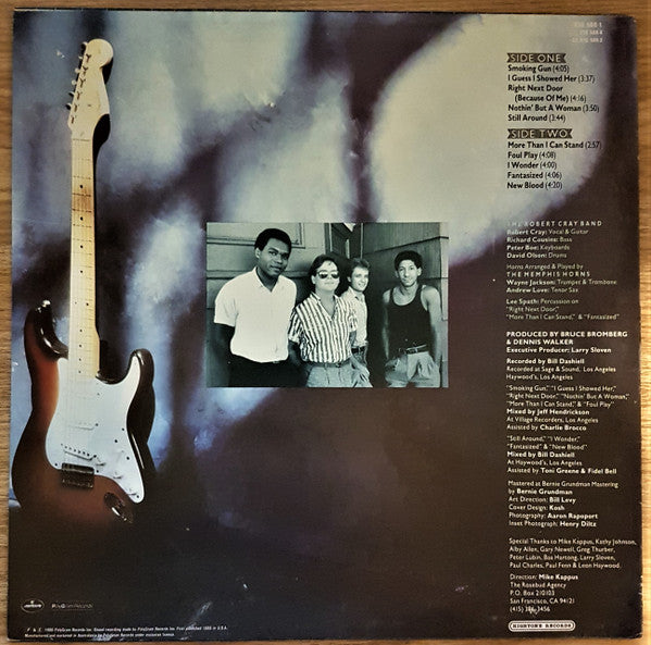 Robert Cray – Strong Persuader LP vinyl record, image 2 of 4