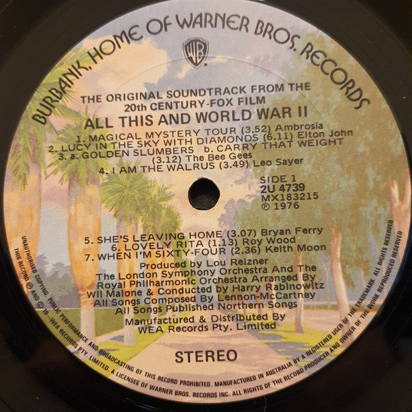 Various – All This And World War II (2xLP) LP vinyl record, image 9 of 10
