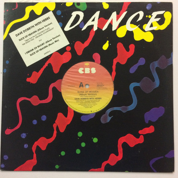 Dave Dobbyn, Herbs – Slice Of Heaven 12" vinyl record, image 3 of 3