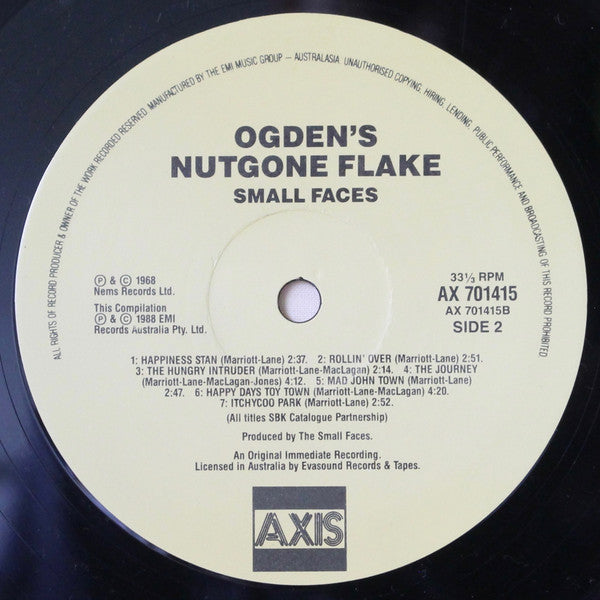 Small Faces – Ogdens' Nut Gone Flake LP vinyl record, image 4 of 4