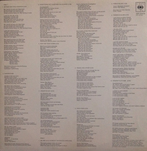 Paul Simon – Paul Simon LP vinyl record, image 5 of 6