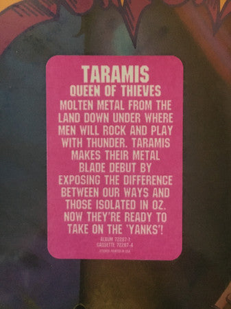 Taramis – Queen Of Thieves LP vinyl record, image 9 of 9
