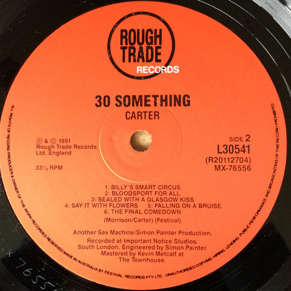 Carter The Unstoppable Sex Machine – 30 Something LP vinyl record, image 6 of 8