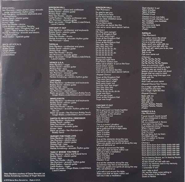 Van Morrison – Wavelength LP vinyl record, image 5 of 6