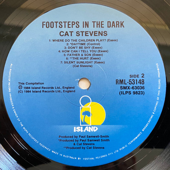 Cat Stevens – Footsteps In The Dark - Greatest Hits Vol. 3 LP vinyl record, image 4 of 6