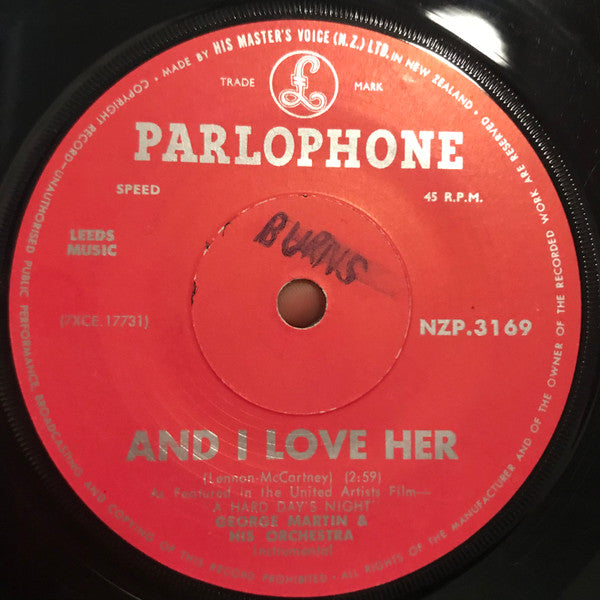 George Martin And His Orchestra – Ringo's Theme (This Boy) 7" vinyl record, image 2 of 4
