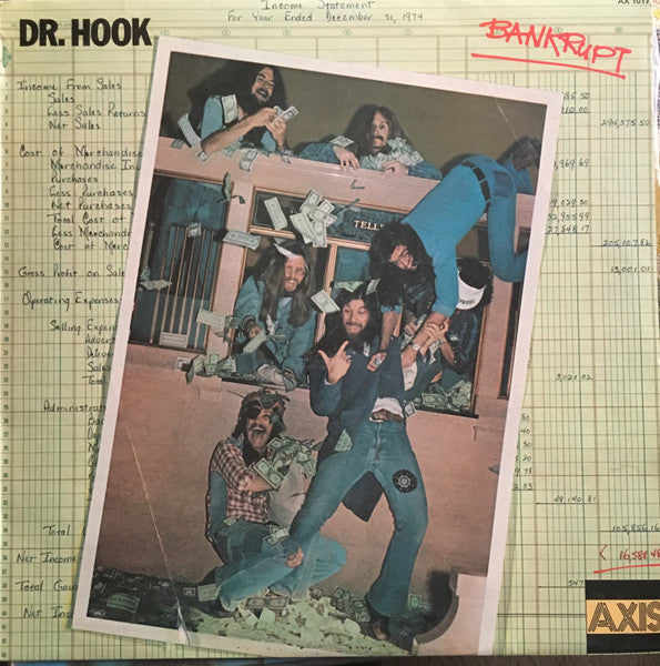 Dr. Hook – Bankrupt LP vinyl record, image 1 of 2
