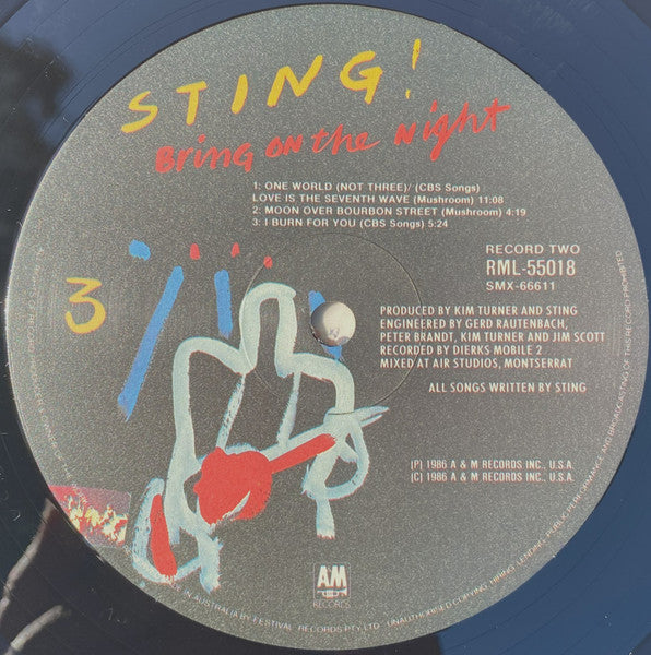 Sting – Bring On The Night (2xLP) LP vinyl record, image 7 of 8
