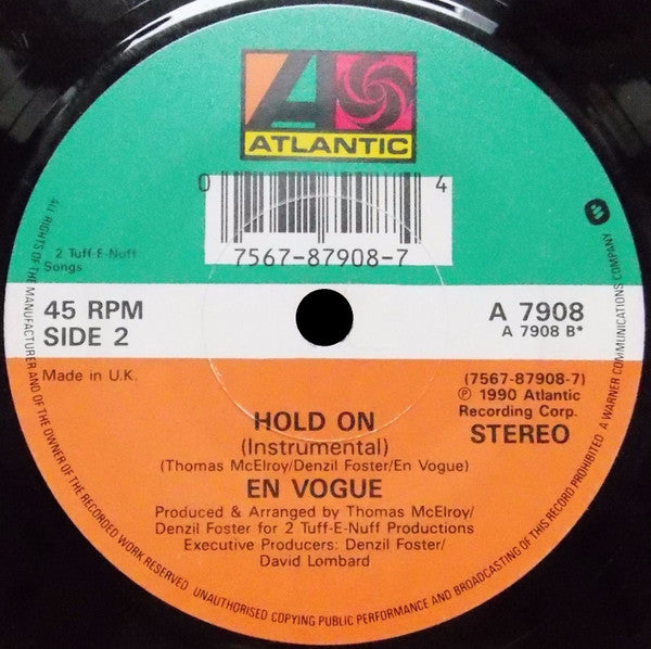 En Vogue – Hold On (Seven Inch Edit) 7" vinyl record, image 4 of 4