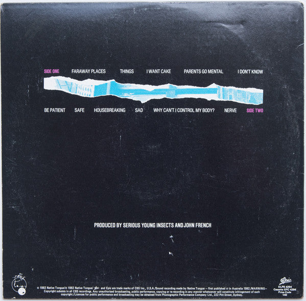 Serious Young Insects – Housebreaking LP vinyl record, image 2 of 6