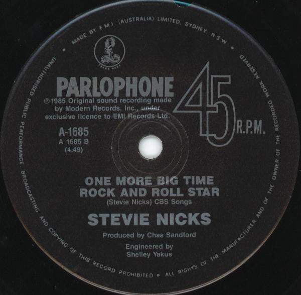 Stevie Nicks – Talk To Me 7" vinyl record, image 5 of 5