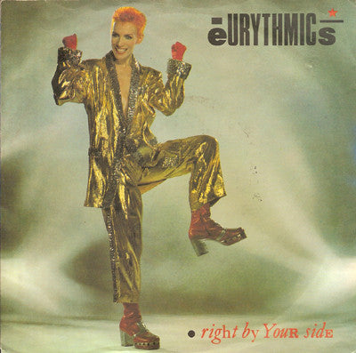 Eurythmics – Right By Your Side 7" vinyl record, image 1 of 4