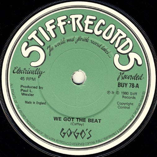 Go-Go's – We Got The Beat 7" vinyl record, image 3 of 4