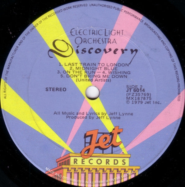 Electric Light Orchestra – Discovery LP vinyl record, image 5 of 6