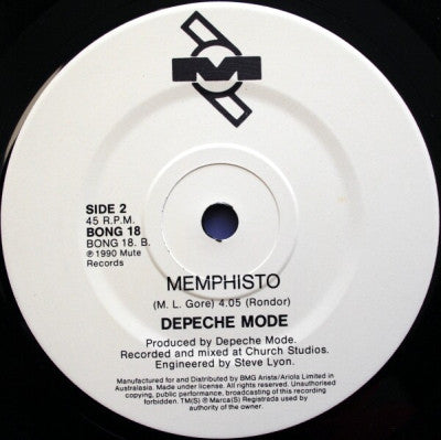 Depeche Mode – Enjoy The Silence 7" vinyl record, image 4 of 5