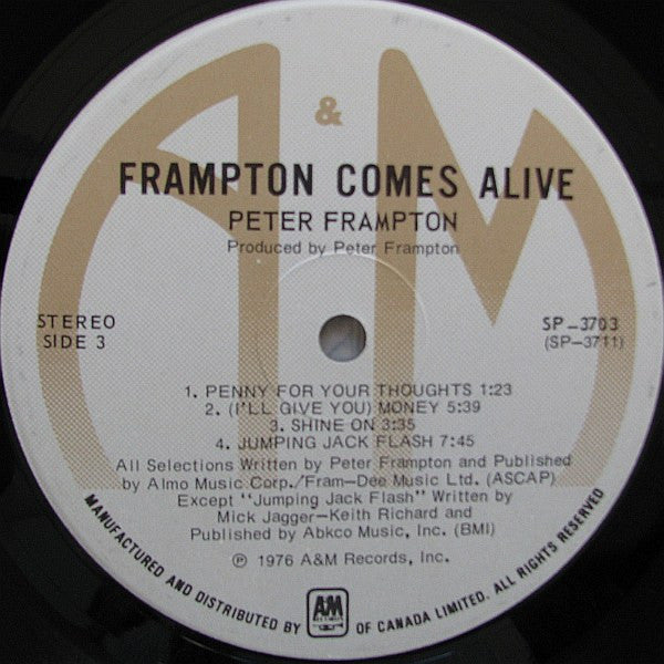 Peter Frampton – Frampton Comes Alive! (2xLP) LP vinyl record, image 7 of 7