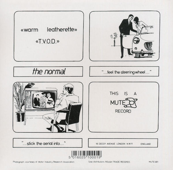 The Normal – T.V.O.D. / Warm Leatherette 7" vinyl record, image 2 of 4