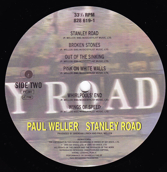 Paul Weller – Stanley Road LP vinyl record, image 5 of 10