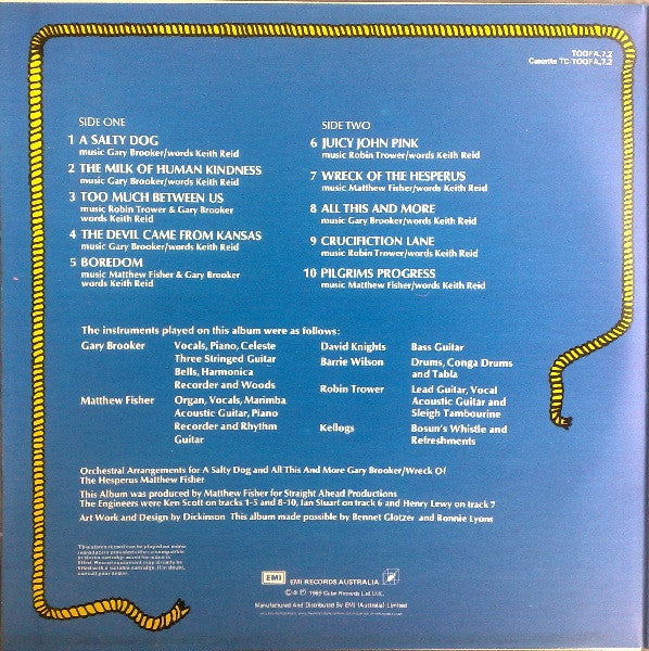 Procol Harum – A Whiter Shade Of Pale / A Salty Dog LP vinyl record, image 4 of 9