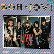 Bon Jovi – Live! On Tour (2x7") 7" vinyl record, image 1 of 8