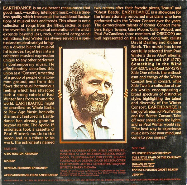 Paul Winter – Earthdance LP vinyl record, image 2 of 4