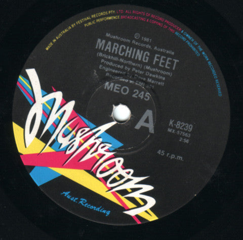 Meo 245 – Marching Feet 7" vinyl record, image 2 of 3