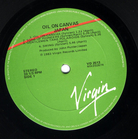 Japan – Oil On Canvas (2xLP) LP vinyl record, image 5 of 8