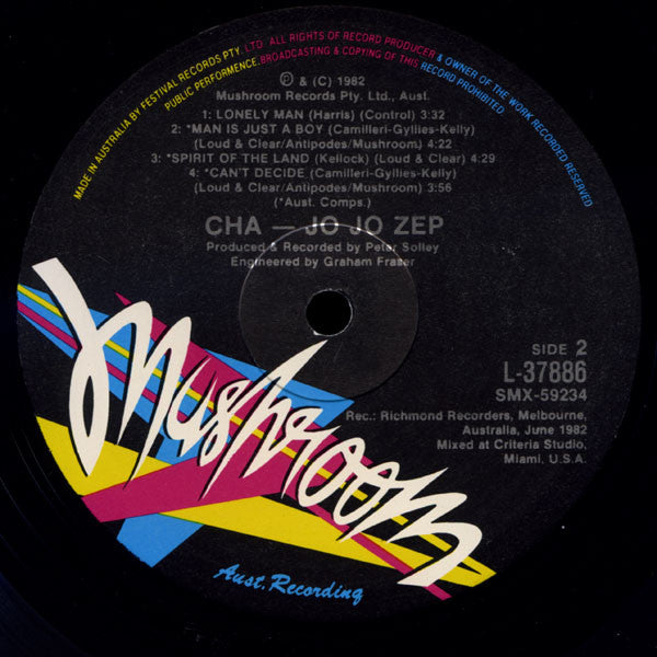 Jo Jo Zep – Cha LP vinyl record, image 4 of 6
