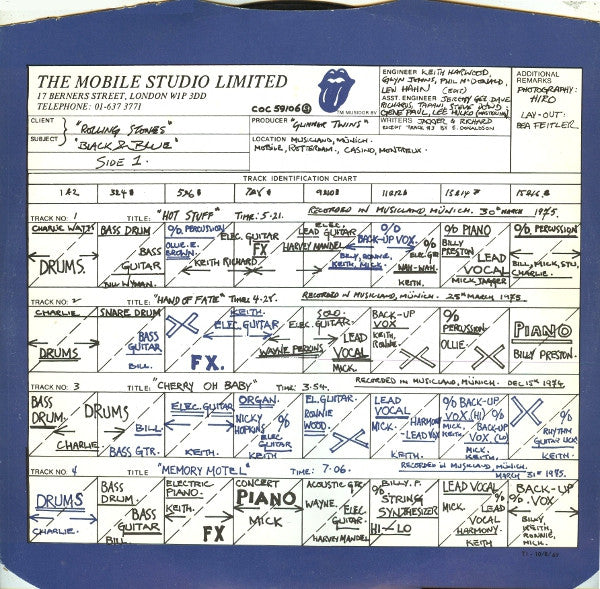 The Rolling Stones – Black And Blue LP vinyl record, image 3 of 9