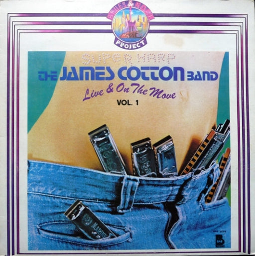 The James Cotton Band – Live And On The Move Vol. 1 LP vinyl record, image 1 of 4
