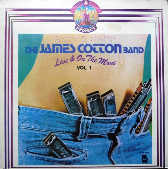 The James Cotton Band – Live And On The Move Vol. 1 LP vinyl record, image 1 of 4