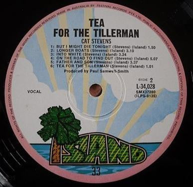 Cat Stevens – Tea For The Tillerman LP vinyl record, image 4 of 4