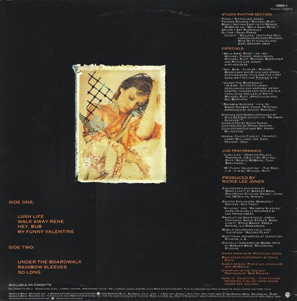 Rickie Lee Jones – Girl At Her Volcano LP vinyl record, image 2 of 4