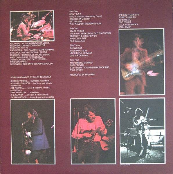 The Band – Rock Of Ages (The Band In Concert) (2xLP) LP vinyl record, image 5 of 10
