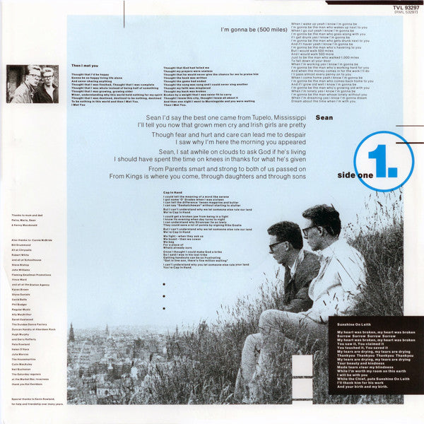 The Proclaimers – Sunshine On Leith LP vinyl record, image 3 of 6