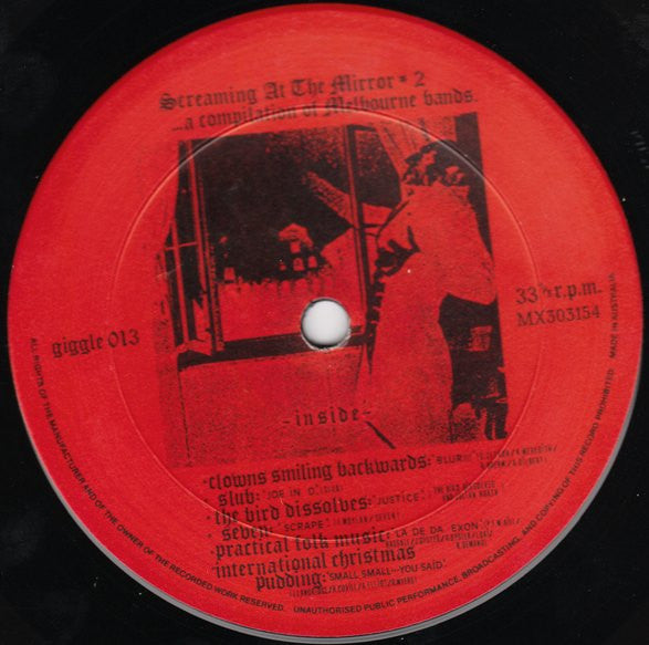 Various – Screaming At The Mirror II ... A Compilation Of Melbourne Bands LP vinyl record, image 4 of 4