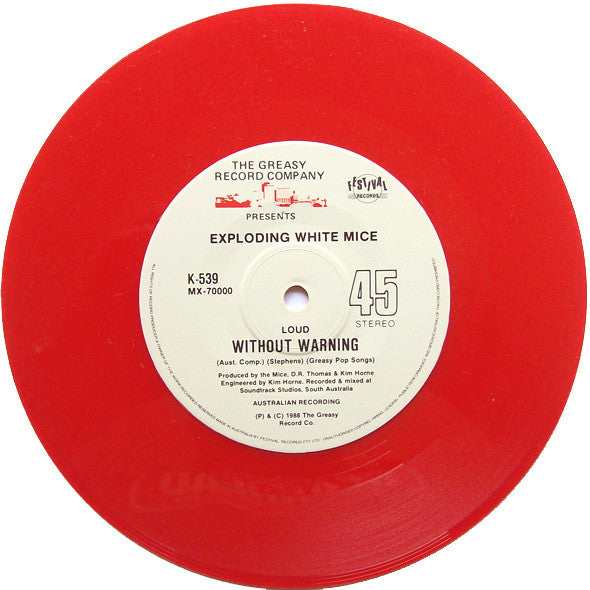 Exploding White Mice – Fear (Late At Night) 7" vinyl record, image 6 of 6