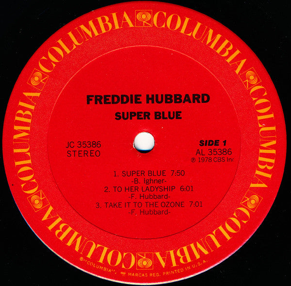 Freddie Hubbard – Super Blue LP vinyl record, image 3 of 4