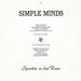 Simple Minds – Sparkle In The Rain LP vinyl record, image 6 of 7