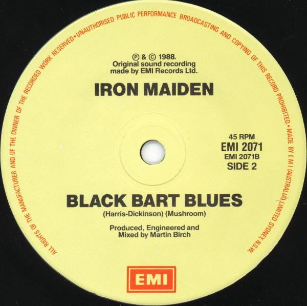 Iron Maiden – Can I Play With Madness 7" vinyl record, image 4 of 4