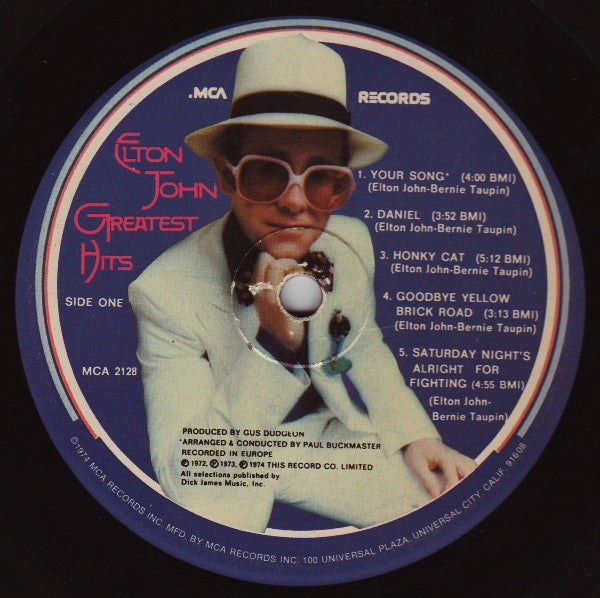 Elton John – Greatest Hits LP vinyl record, image 3 of 9