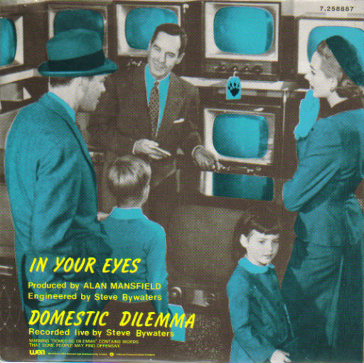Dropbears – In Your Eyes 7" vinyl record, image 2 of 3