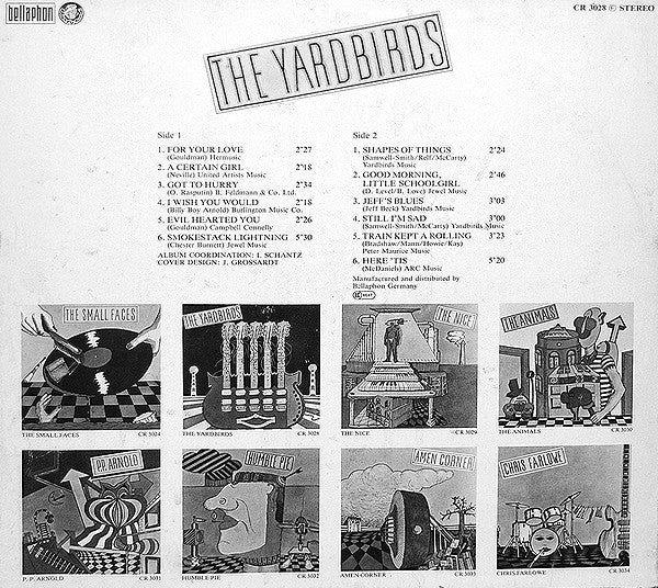The Yardbirds – The Yardbirds LP vinyl record, image 4 of 4