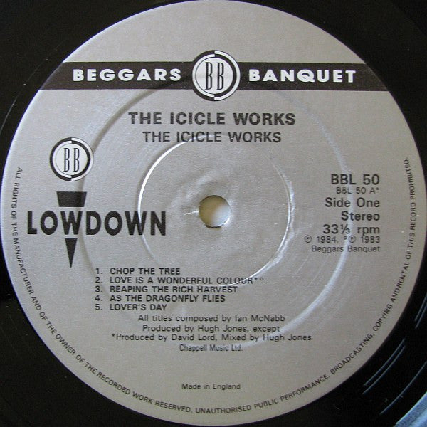 The Icicle Works – The Icicle Works LP vinyl record, image 4 of 4