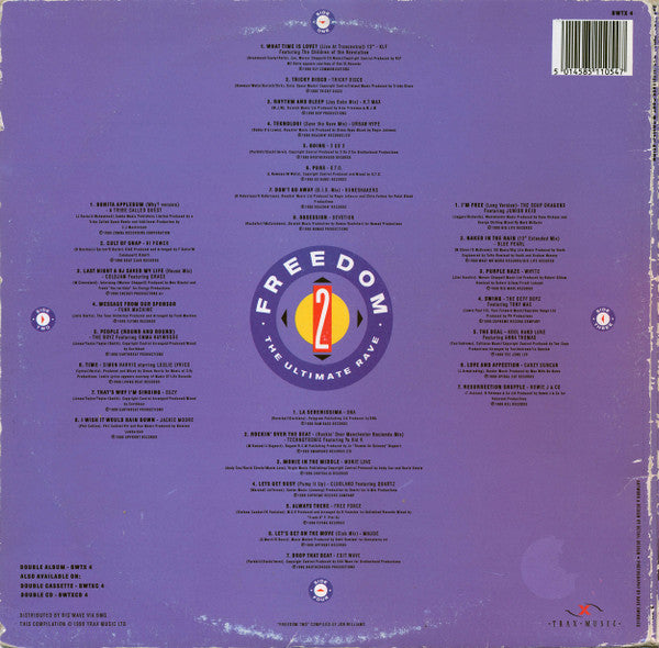 Various – Freedom Two - The Ultimate Rave (2xLP) LP vinyl record, image 2 of 7