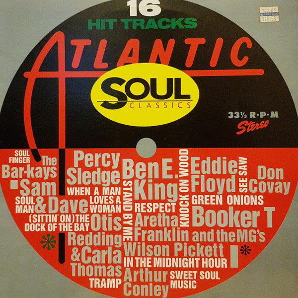 Various – Atlantic Soul Classics LP vinyl record