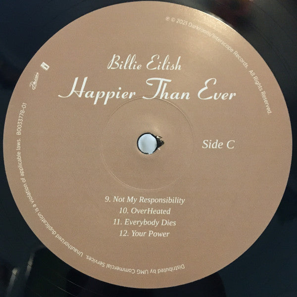 Billie Eilish – Happier Than Ever (2xLP) LP vinyl record, image 7 of 10