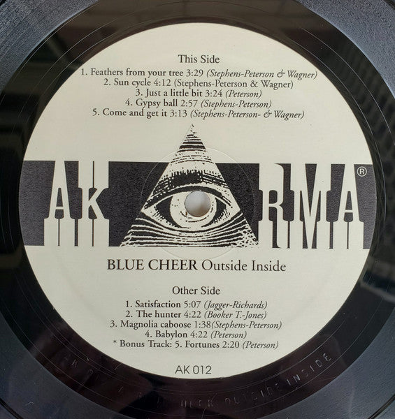 Blue Cheer – Outside Inside LP vinyl record, image 3 of 5