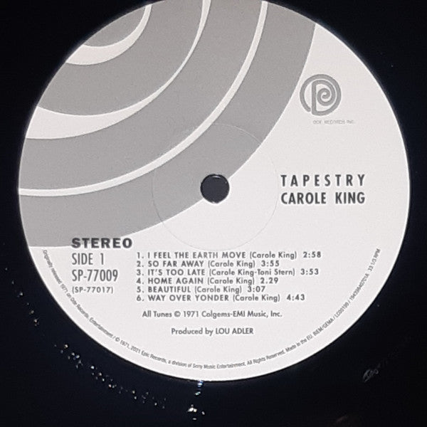 Carole King – Tapestry LP vinyl record, image 5 of 8