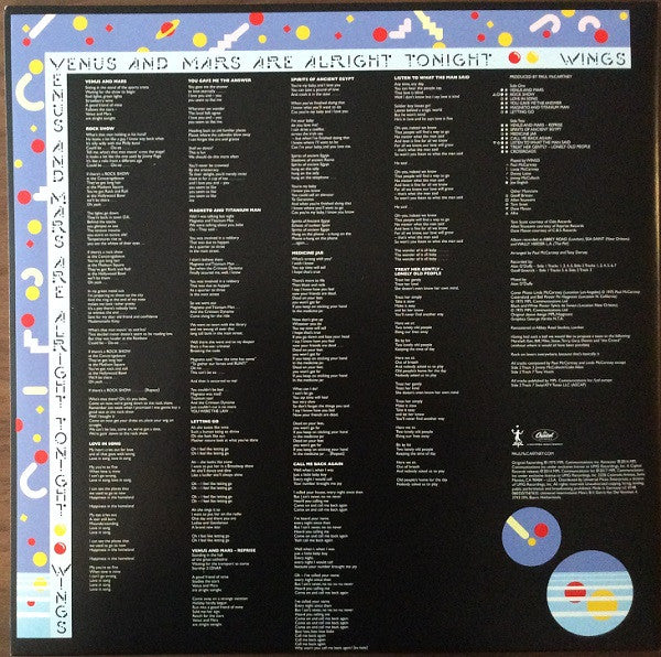 Wings – Venus And Mars LP vinyl record, image 4 of 10